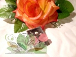 Blütenstecker Rose Rosa
