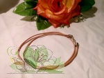 Lederkette mit Verschluss "Natur"